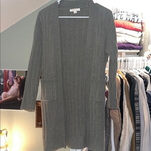 Olive Green Women's Sweater Cardigan